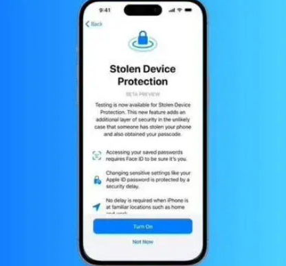 修武苹果授权维修店分享被盗设备保护功能开启方法 
